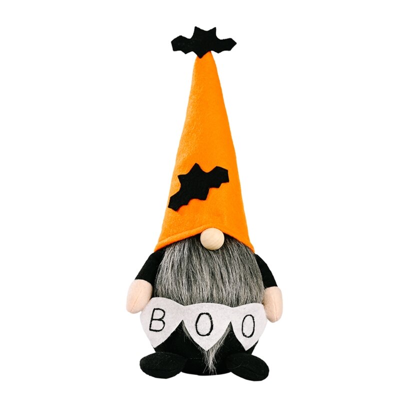 Halloween Gnome Bat Tomte Nisse Swedish Elf Dwarf Home Farmhouse Kitchen Shelf Tiered Tray Decorations