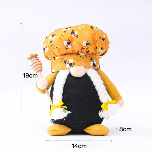 Bumble Bee Gnome Sunflower Doll Ornaments Christmas Festival Decor Supplies Gift For Kids